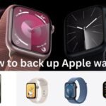 How to back up Apple watch