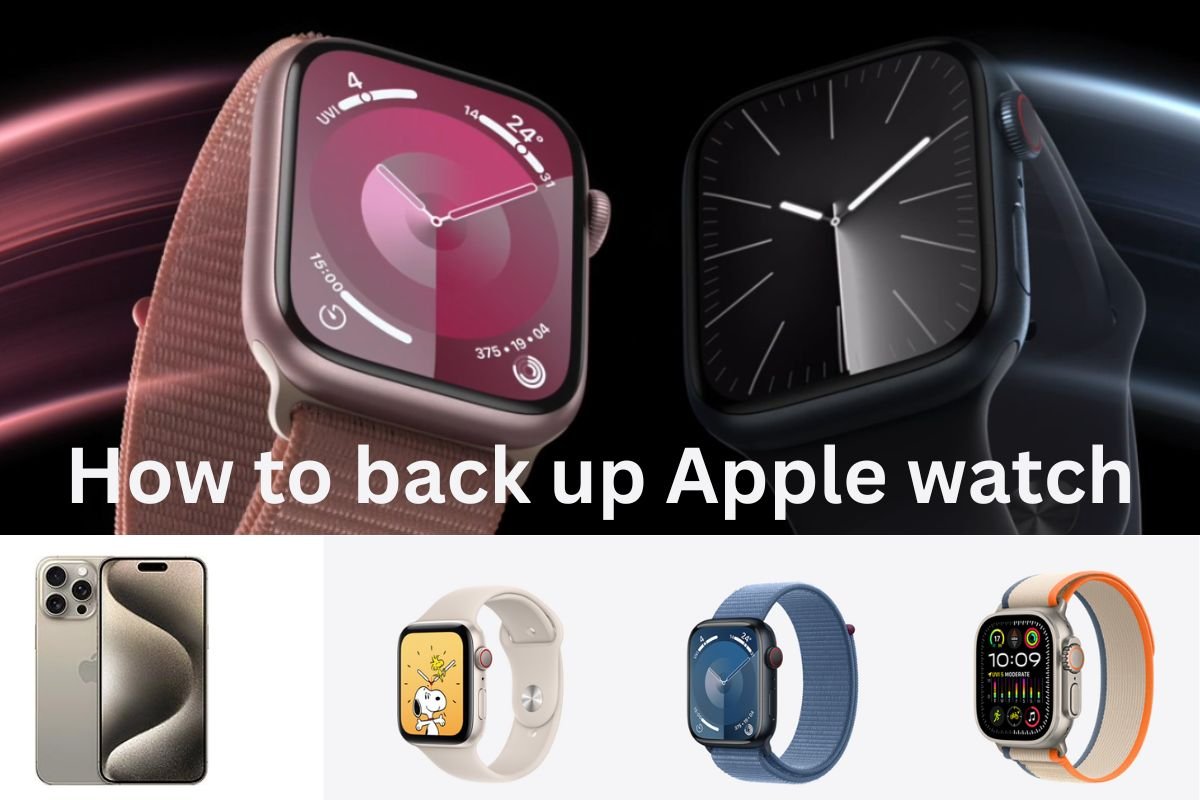 How to back up Apple watch